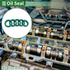Oil Seal / 25x35x8mm (5 Pcs) / Seal Ring Rotary Shaft TPU Green