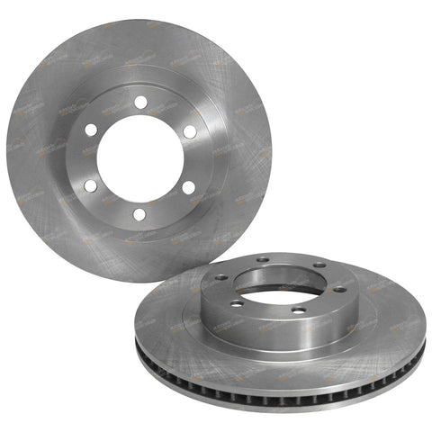Toyota Landcruiser Prado RZJ120 VZJ120 2 x Front Disc Rotors (2002–2005)