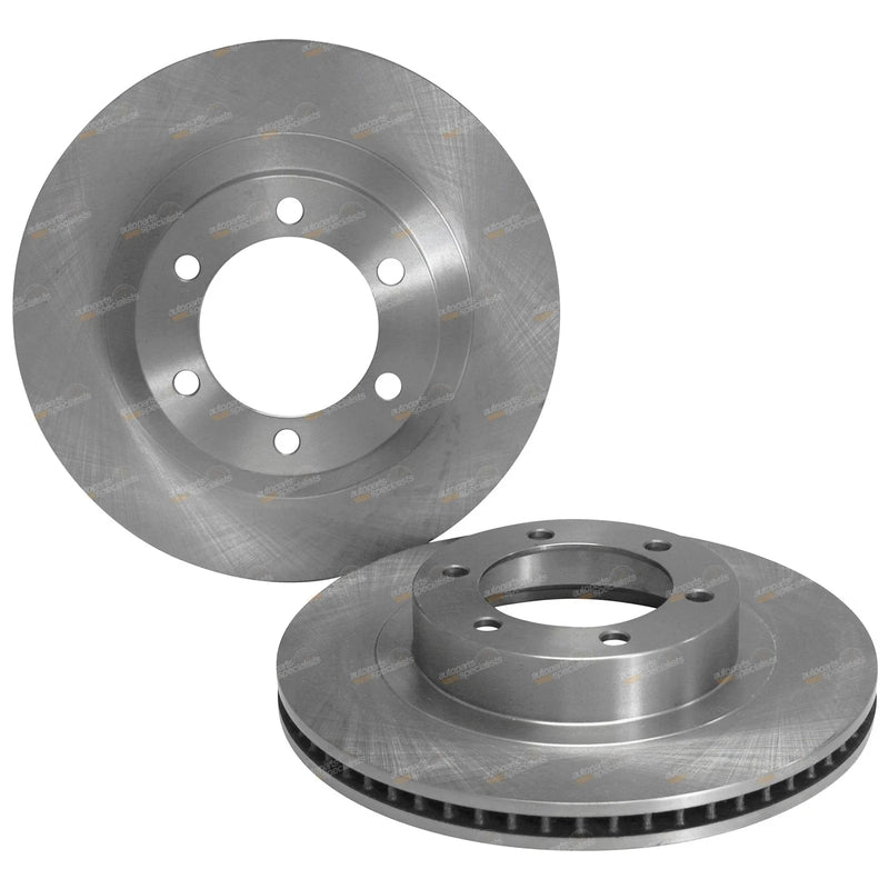 Toyota Landcruiser Prado RZJ120 VZJ120 2 x Front Disc Rotors (2002–2005)