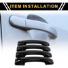 Toyota Tundra (2007-2020) Black 4 x Car Exterior Door Handle Covers