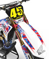 Honda CRF110 2013-2018 HAWK STYLE Stickers Custom Graphics Full Kit