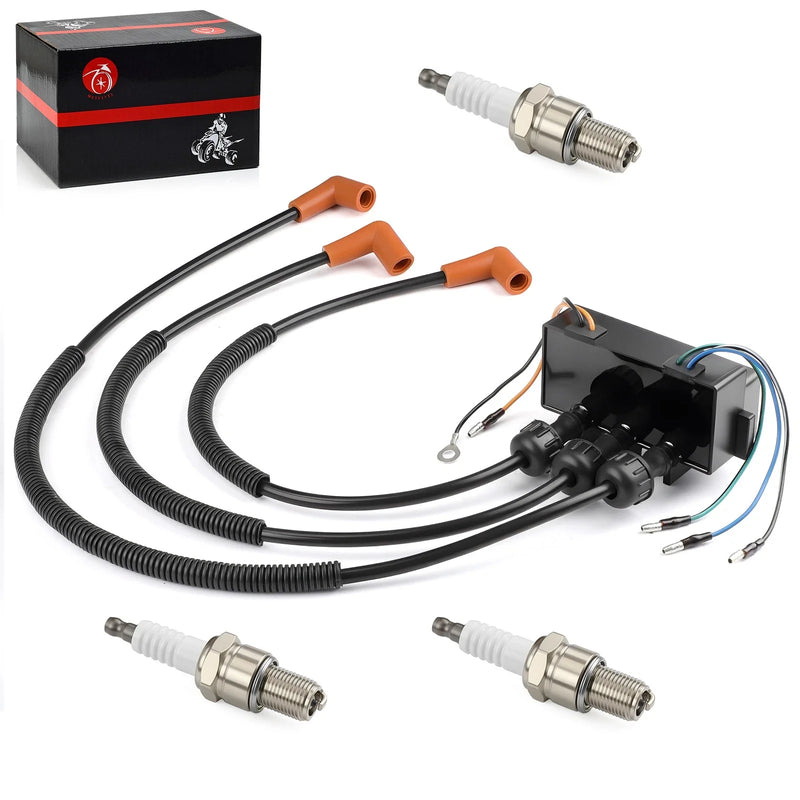 Polaris SLTX-B SLTX 2 x Ignition Coil & Wires w/ Spark Plug (1999–2000)