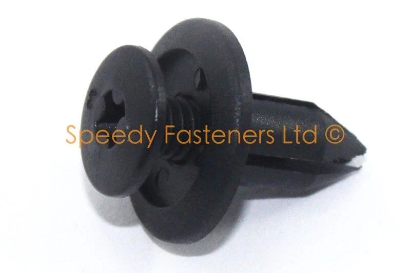 Yamaha R1 R6 10x 6mm Plastic Push Screw Rivet Clips