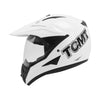 Motorcycle ATV Dirt Bike Off Road White Full Face Adult Helmet (M-XXL)