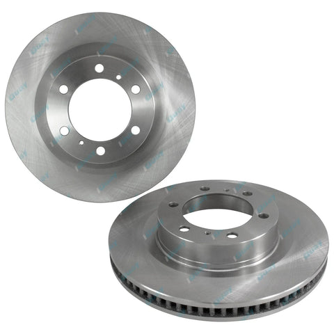 Toyota Prado KDJ155R 4cyl 3.0L 1KD-FTV 2009~2013 2 Front Brake Rotors + Pads