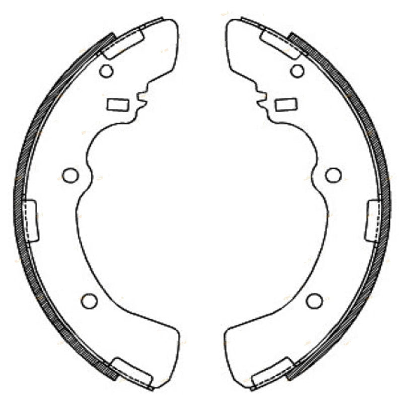 Mitsubishi L300 Starwagon Rear Brake Shoe Set (1986-1994)
