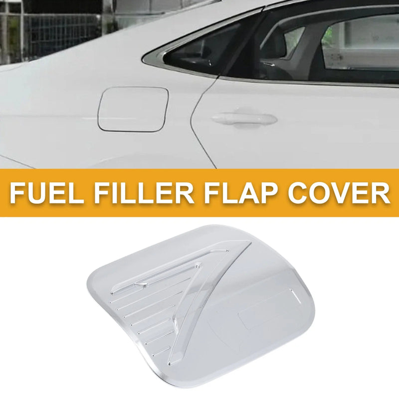 Toyota Corolla Cross Fuel Tank Door Cap / Chrome Silver Tone