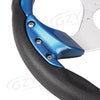 Car - Lightweight Blue PVC Steering Wheel 13" (32mm Depth)