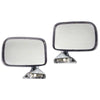 Toyota Hilux LH+RH Chrome Side Door Mirrors Pair (1983–2004)