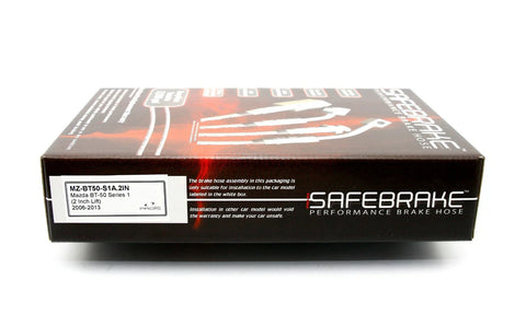 Mazda BT-50 MK-1 (2 Inch Lift) Brake Line Kits (2006-2013)