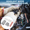 Toyota and Nissan 6 Pin Headlight Wiper Spray Connector Plug