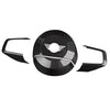Mini Cooper Carbon Fiber Steering Wheel Center Cover Trim Kit (2010-2016)