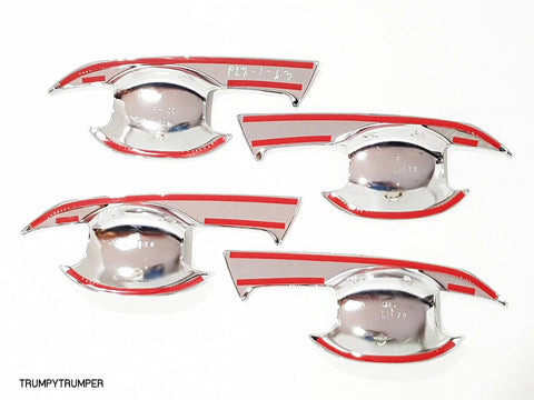 Nissan Almera Chrome Door Handle Cover Insert Bowl Trim (2020-2023)