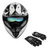 Kids S M L XL Youth ATV Helmet Full Face Off Road Dirt Bike