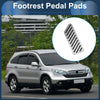 Honda CR-V 2017-2024 Aluminum Alloy Silver Tone Footrest Pedal Cover