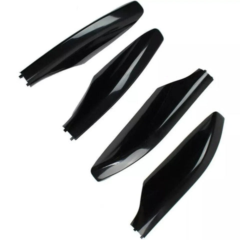 Toyota Prado 4 x Glossy Black Roof Rack Rail End Cover Caps (2010-2018)