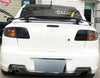 Honda Accord Sedan with Lights Universal Rear Glossy Black Wing Spoiler