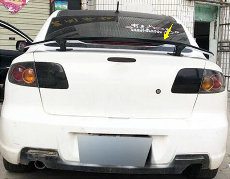 Honda Accord Sedan with Lights Universal Rear Glossy Black Wing Spoiler