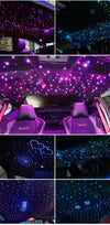 Universal Vehicles 12V RGB LED Roof Ceiling Star Lights Kit