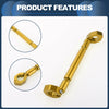 Motorcycle Cross Bar Handlebars 31cm/12.20in Gold Tone Handlebar