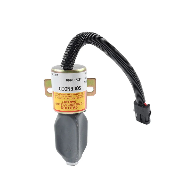 JS130 JS160 JS180 JS240 24V Fuel Stopper Shutoff Solenoid