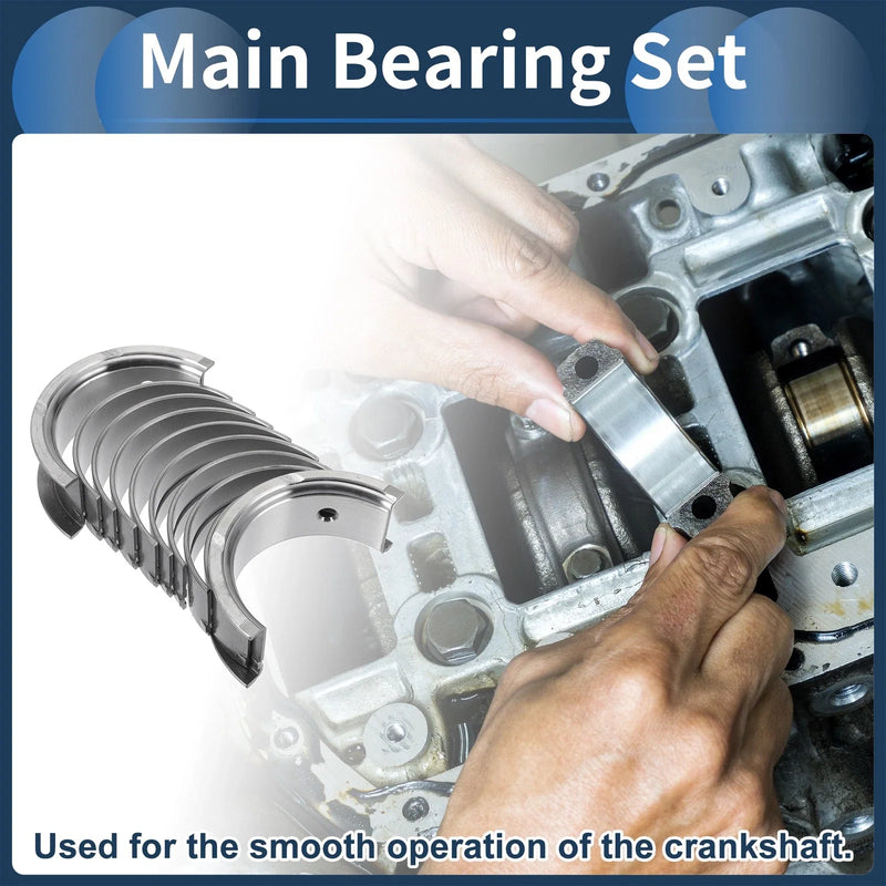Mitsubishi L200 10 x Main Bearing Set (1986-1995)
