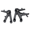 Honda CBR600RR Black Front Driver Footrest Bracket Set (2007-2024)