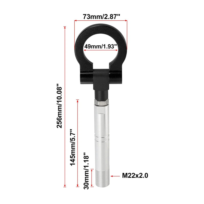 Toyota Avanza Tow Hook Ring (Black)