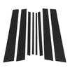 Toyota Rav4 (2007-2012) Black 8 Pcs Door Pillar Window Trim