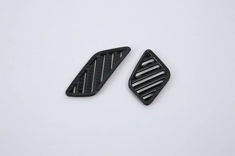Audi Q5 Carbon Fiber Front Upper Air Vent Outlet Frame Cover Trim (2018-2022)