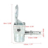Bike Motorcycle Car Tire Valve 6mm Locking Chuck Air Hose Inflator Adapter