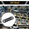 Oil Seal / 40x62x10mm / Seal Ring Rotary Shaft Seal NBR Rubber Black 5 Pcs