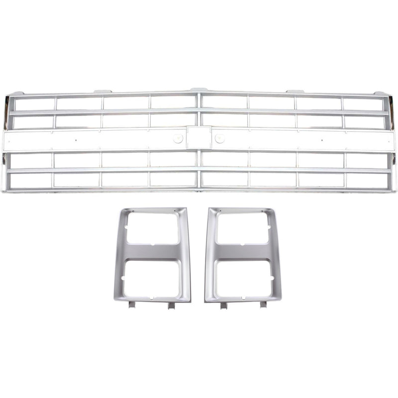 Grille Assembly Kit For 1985-1986 Chevrolet C10 Suburban