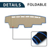Honda N-Van JJ1 JJ2 (All Years) - Black Blue Protector Dashboard Cover Mat