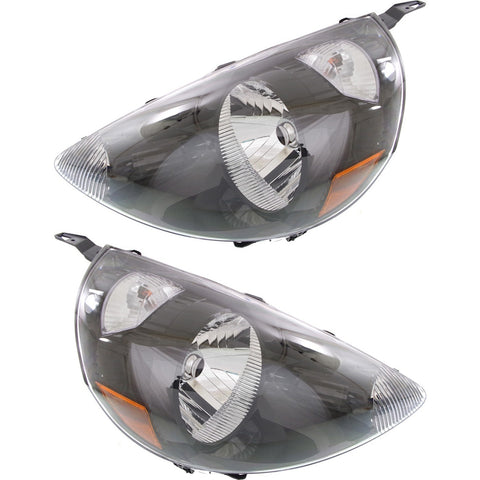 Left & Right Headlights For Honda Fit 2007-2008 Halogen