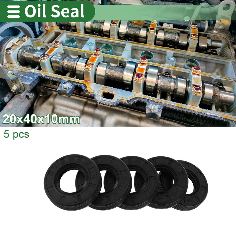 MakeModel Oil Seal 20x40x10mm NBR Rubber Black