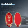 INFINITI QX80 Red Key Fob Case Cover Silicone (2014-2014)