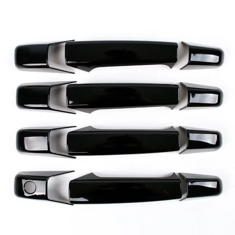 Chevrolet Tahoe Suburban 2007-2013 Glossy Black Door Handle Lid Cover Trim