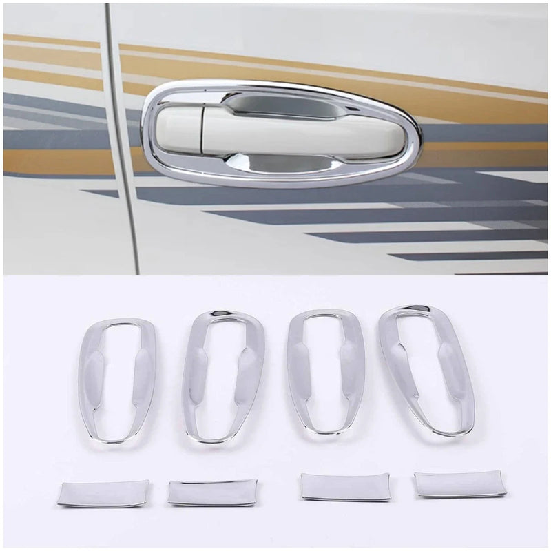 Toyota Land Cruiser Prado Chrome Door Handle Bowl Cover Trim (2010-2019)
