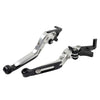 Yamaha FJR 1300, XJR1300 CNC Silver Extendable Brake Clutch Levers (04-20)