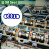Oil Seal 50x65x12mm TPU Rotary Shaft Seal Blue 5 Pcs