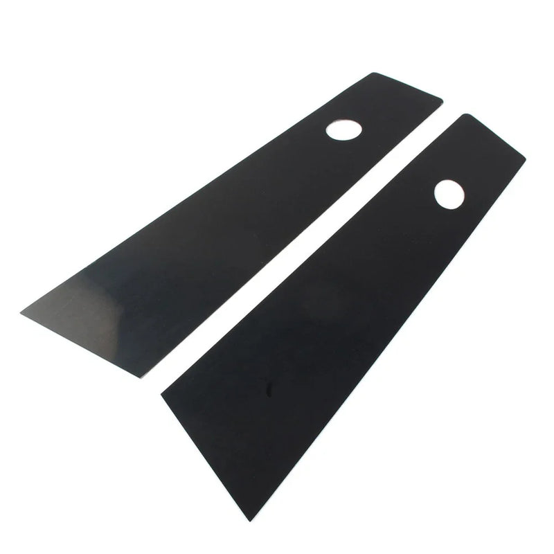 Tesla Model Y (2020-2022) Bright Black Door Window Pillar Trim