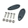 Kawasaki ZX6R Gray Rearview Mirror Block Off Base Plates (2009-2015)