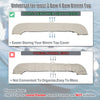 Boat Boat Bimini Top Storage Boot / 97–103 in / Beige 600D Polyester Sock