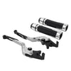 BMW C650GT Silver Extendable Brake Clutch Levers & Handlebar Grips (2012-2018)