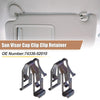 Toyota 2 x Sun Visor Cap Clip Retainer