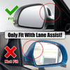 Audi A7 C7 Chrome Wing Mirror Caps with LaneAssist (2010–2018)