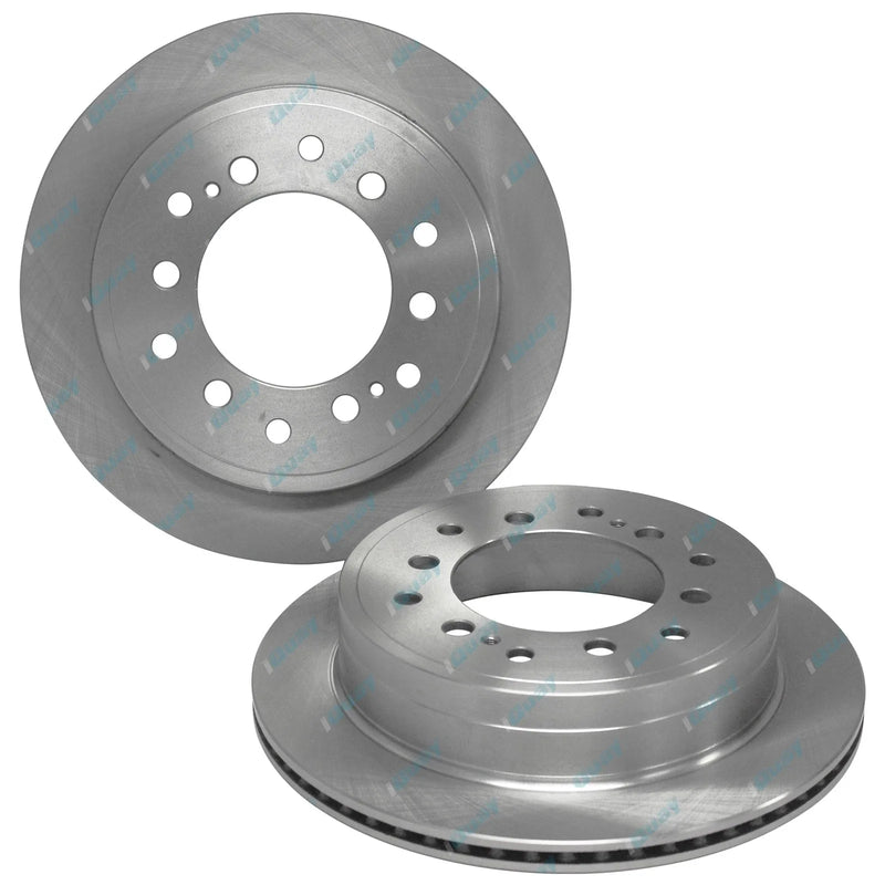 Toyota Landcruiser Prado VZJ120 VZJ121 VZJ125 2002-2005 2 Rear Brake Rotors
