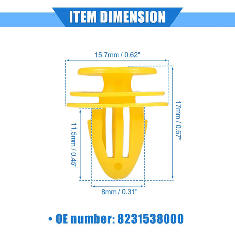Chevrolet Aveo 20 x Door Trim Panel Retainer Clip Fasteners (2004-2011)