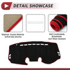 Mazda 2 Demio (2007-2014) Sun Protector Black Red Dashboard Cover Mat
